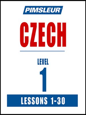 cover image of Pimsleur Czech Level 1